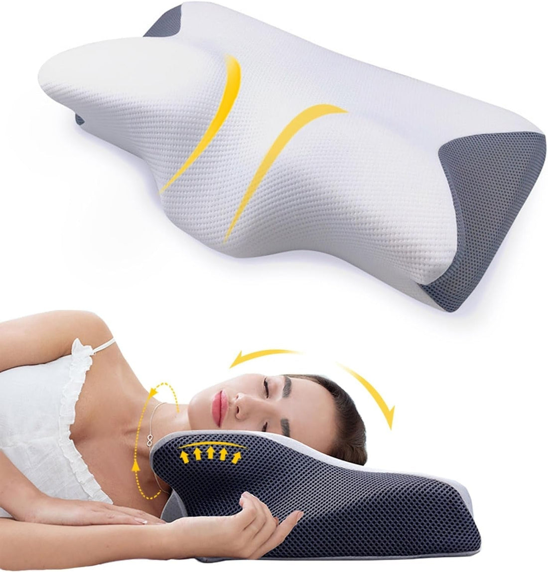 Cervical Contour Memory Foam Pillow