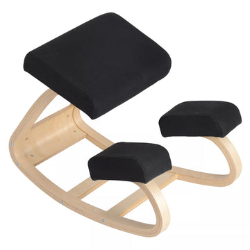 Ergonomic Kneeling Chair Wooden Orthopaedic Posture Stool Home Office Desk Chair